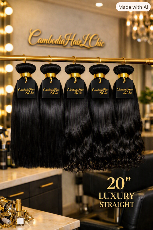 20” Inch Straight Hair Bundle of 10 – Natural Black